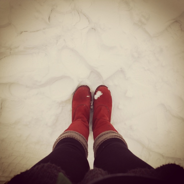 Schneespaziergang